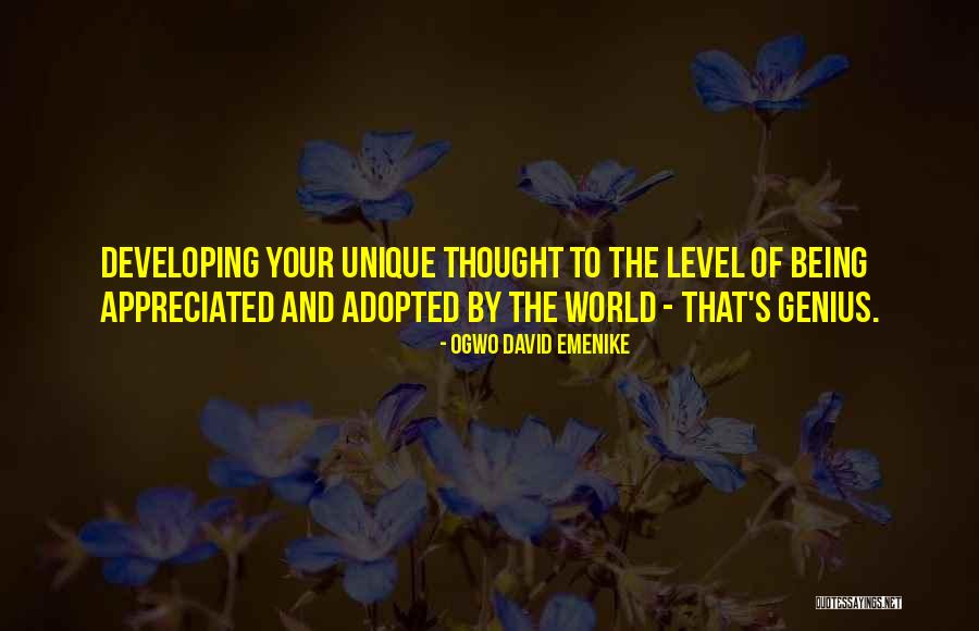 Being Under Appreciated Quotes By Ogwo David Emenike Being Under Appreciated Quotes By Ogwo David Emenike