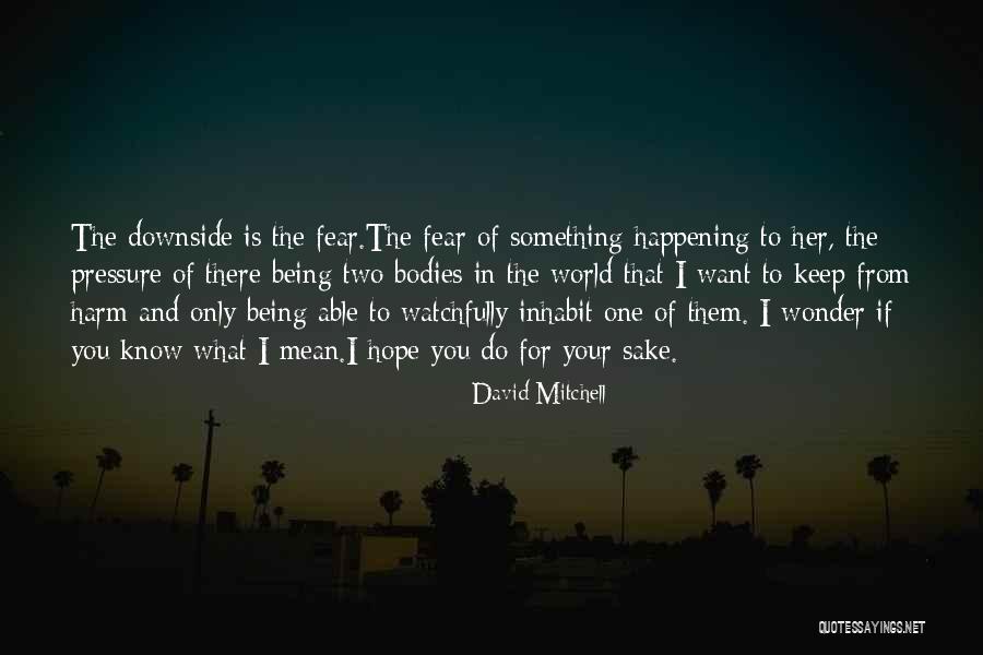 Being Under Too Much Pressure Quotes By David Mitchell