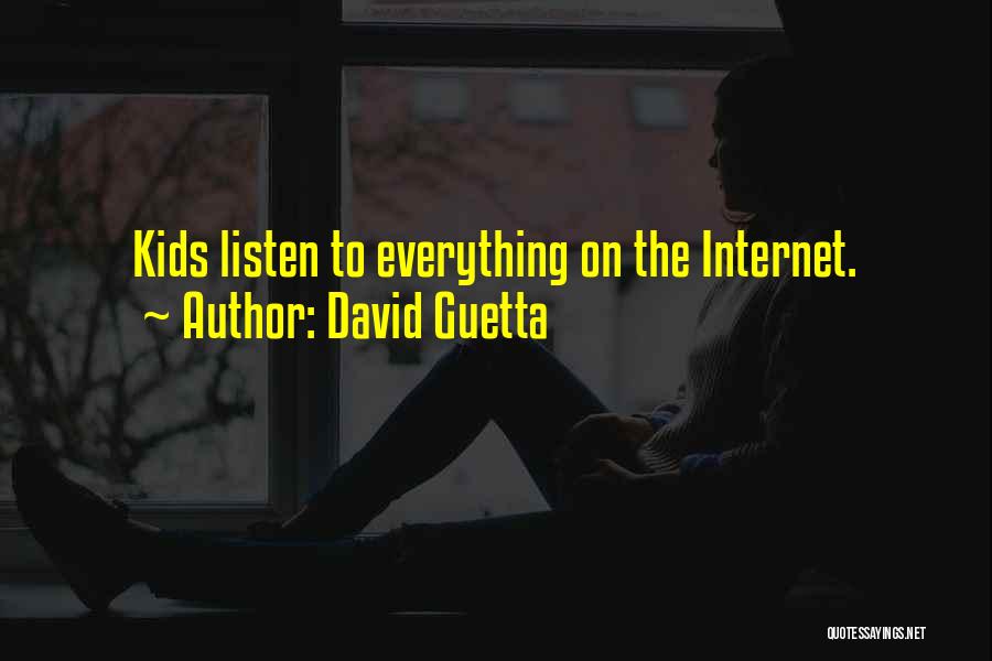 Being Understated Quotes By David Guetta