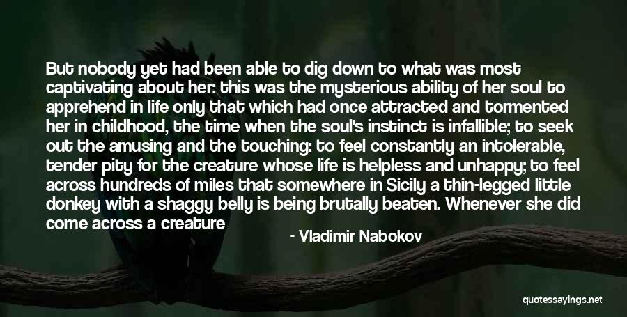 Being Unhappy Quotes By Vladimir Nabokov