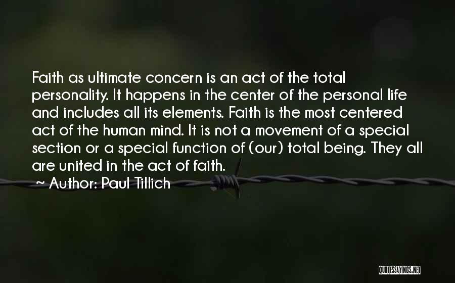 Being United Quotes By Paul Tillich