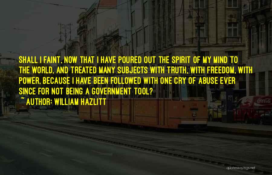 Being United Quotes By William Hazlitt