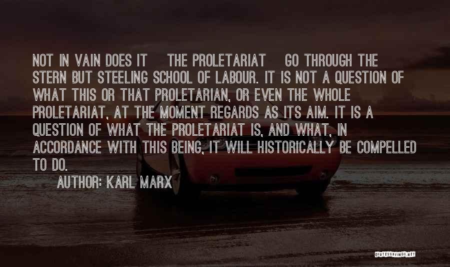 Being Vain Quotes By Karl Marx