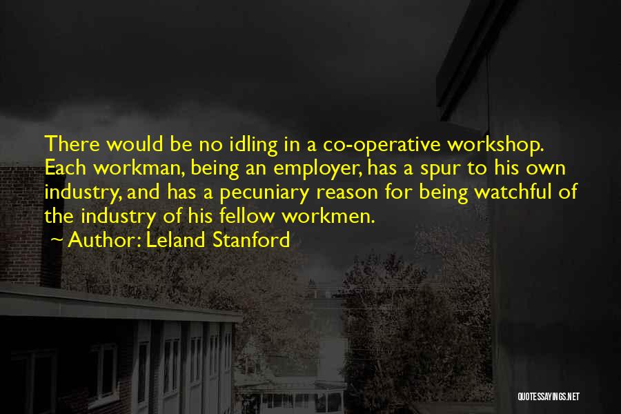 Being Watchful Quotes By Leland Stanford