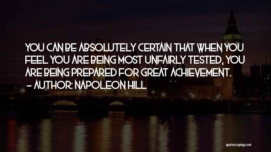 Being Well Prepared Quotes By Napoleon Hill