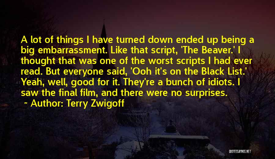 Being Well Read Quotes By Terry Zwigoff