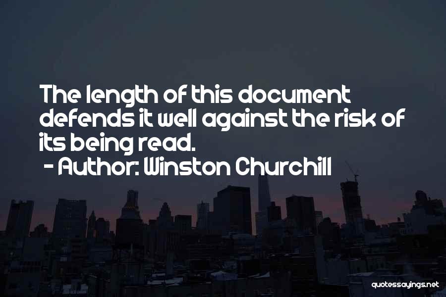 Being Well Read Quotes By Winston Churchill