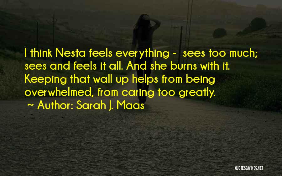 Being Who You Are And Not Caring Quotes By Sarah J. Maas