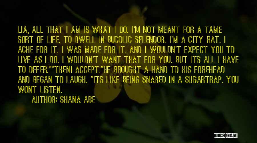 Being Who You Are Meant To Be Quotes By Shana Abe