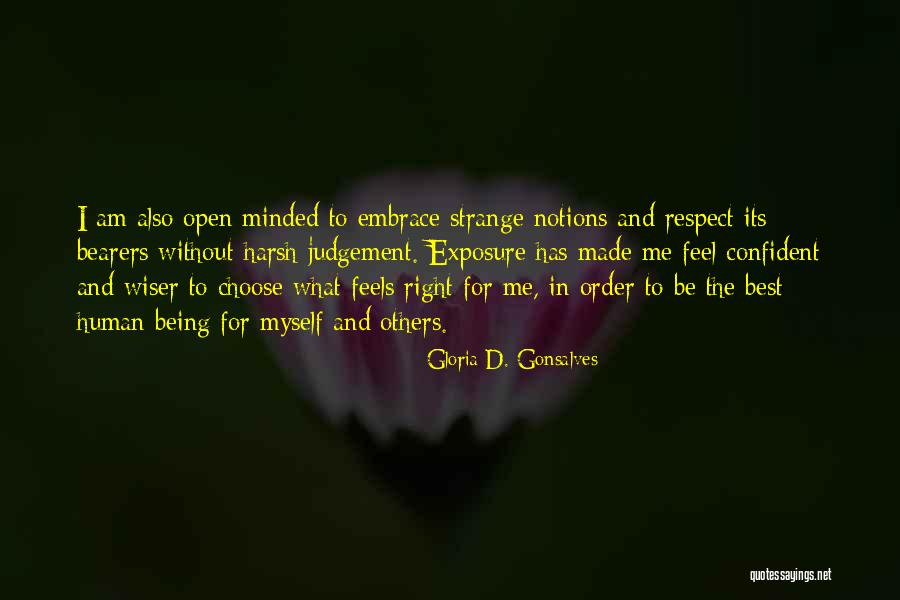 Being Wiser Quotes By Gloria D. Gonsalves Being Wiser Quotes By Gloria D. Gonsalves