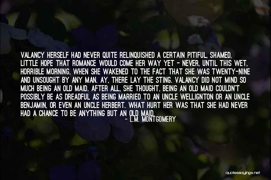 Being With A Married Man Quotes By L.M. Montgomery Being With A Married Man Quotes By L.M. Montgomery