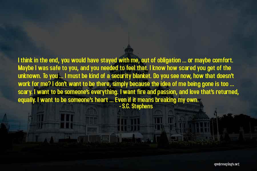 Being With Someone You Love Quotes By S.C. Stephens Being With Someone You Love Quotes By S.C. Stephens