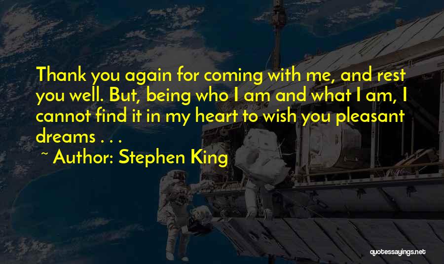 Being With You Again Quotes By Stephen King