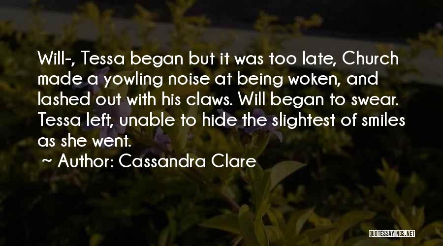 Being Woken Up Quotes By Cassandra Clare
