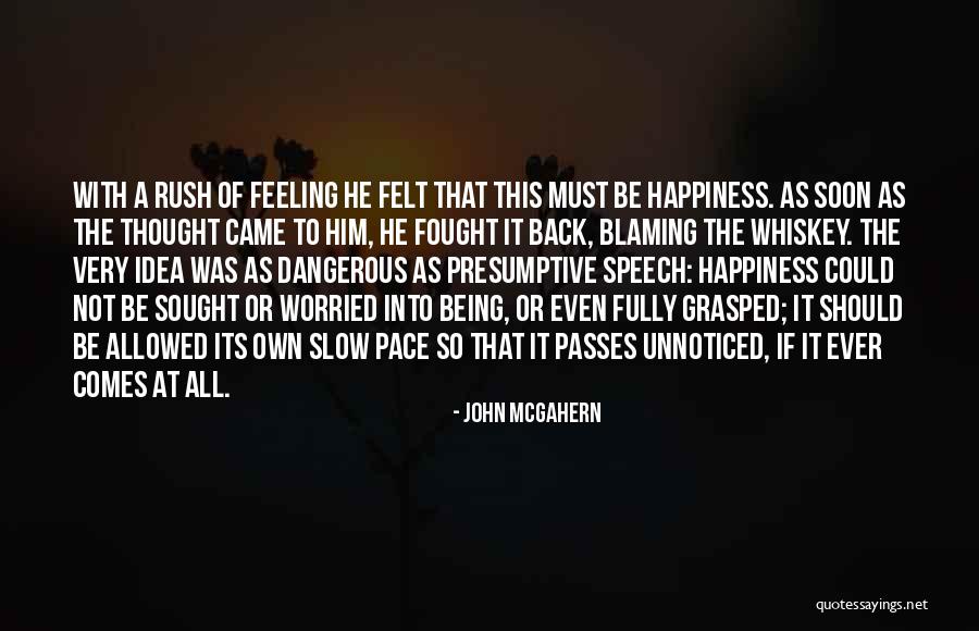 Being Worried Quotes By John McGahern Being Worried Quotes By John McGahern