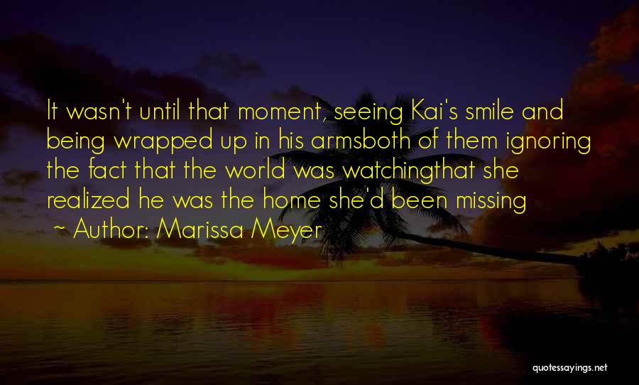 Being Wrapped In His Arms Quotes By Marissa Meyer