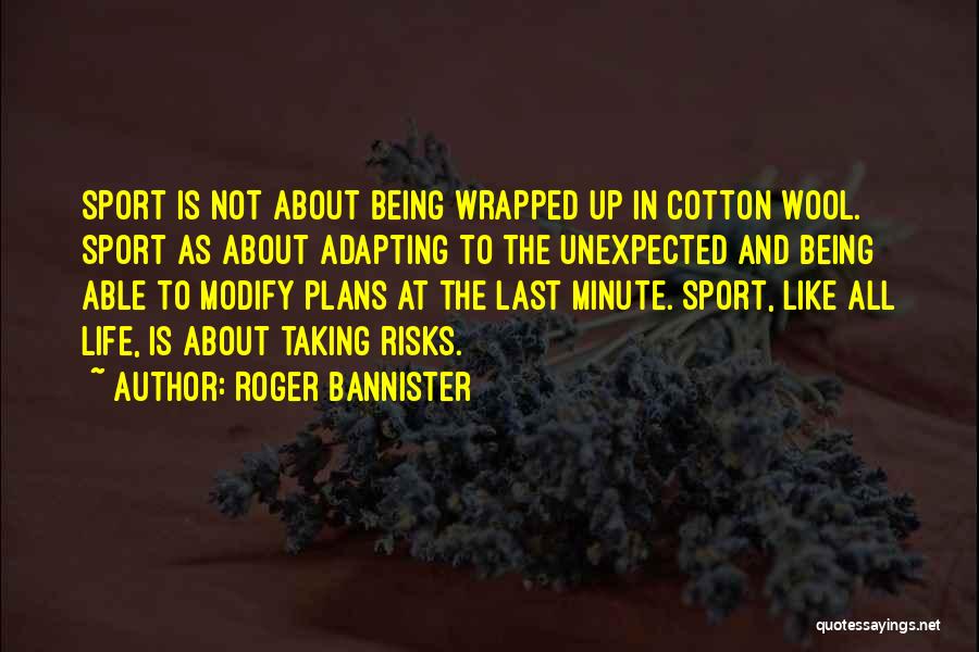 Being Wrapped Up Quotes By Roger Bannister