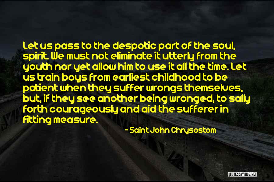 Being Wronged By Someone Quotes By Saint John Chrysostom