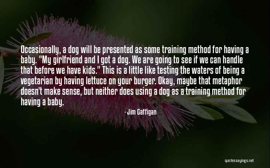 Being Your Girlfriend Quotes By Jim Gaffigan