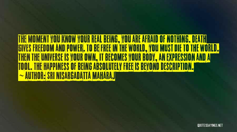 Being Your Own Happiness Quotes By Sri Nisargadatta Maharaj