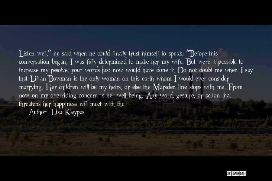 Being Your Wife Quotes By Lisa Kleypas