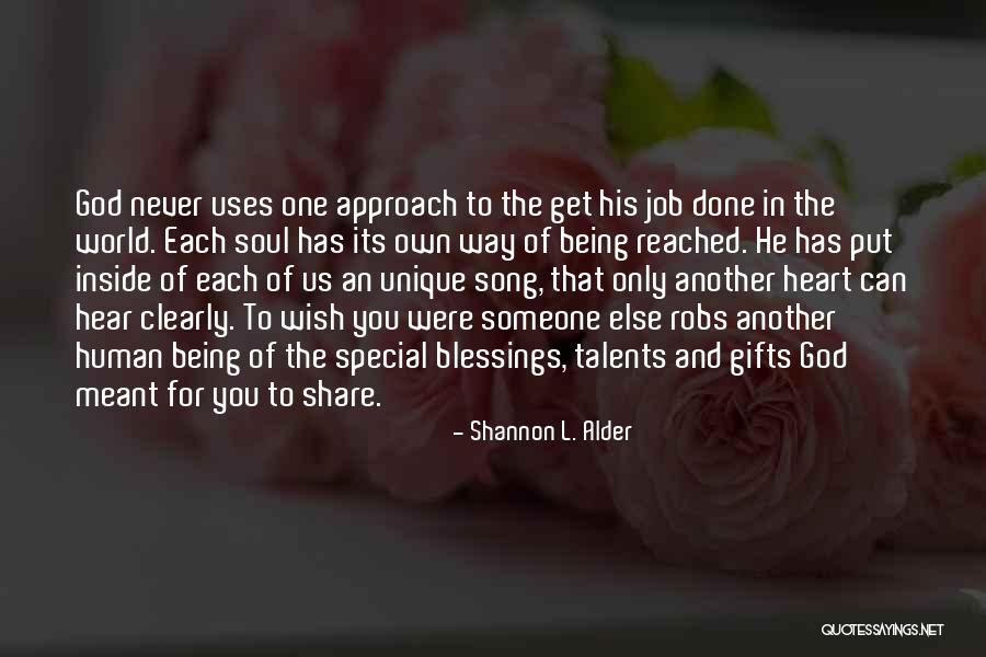 Being Yourself And Not Copying Others Quotes By Shannon L. Alder Being Yourself And Not Copying Others Quotes By Shannon L. Alder