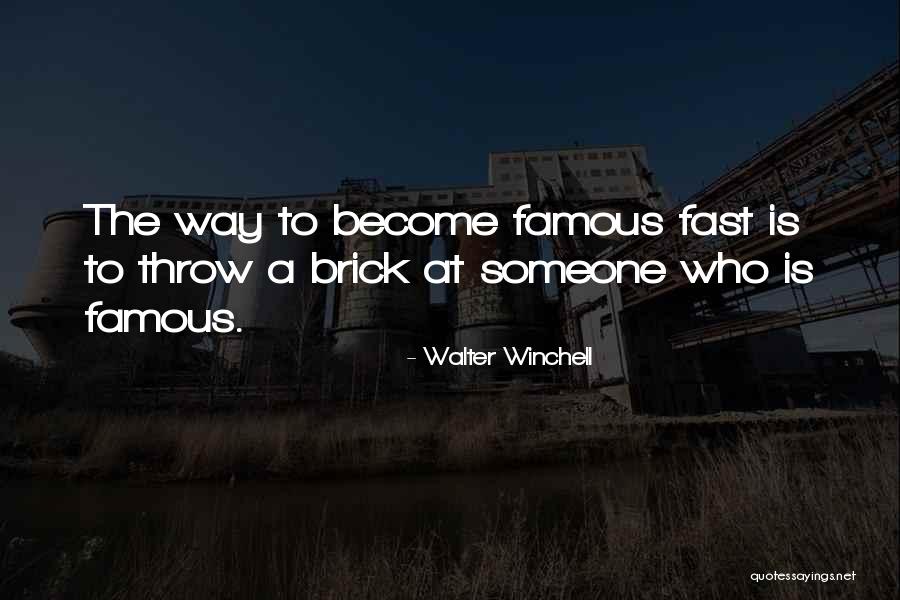 Bekrompen Geest Quotes By Walter Winchell