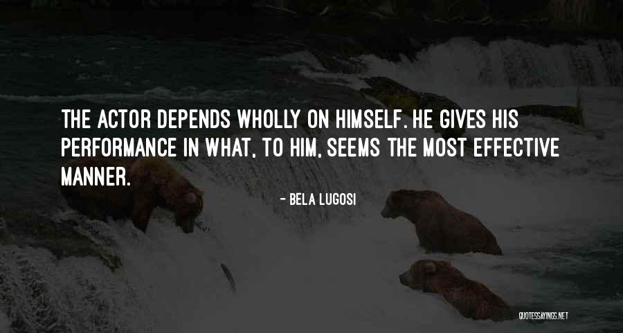 Bela Lugosi Quotes 1491042