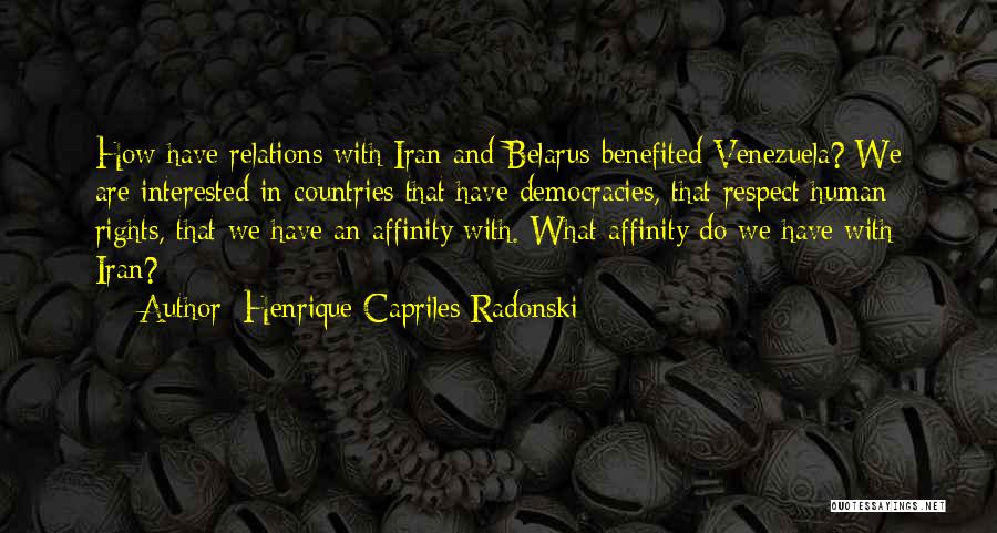 Belarus Quotes By Henrique Capriles Radonski