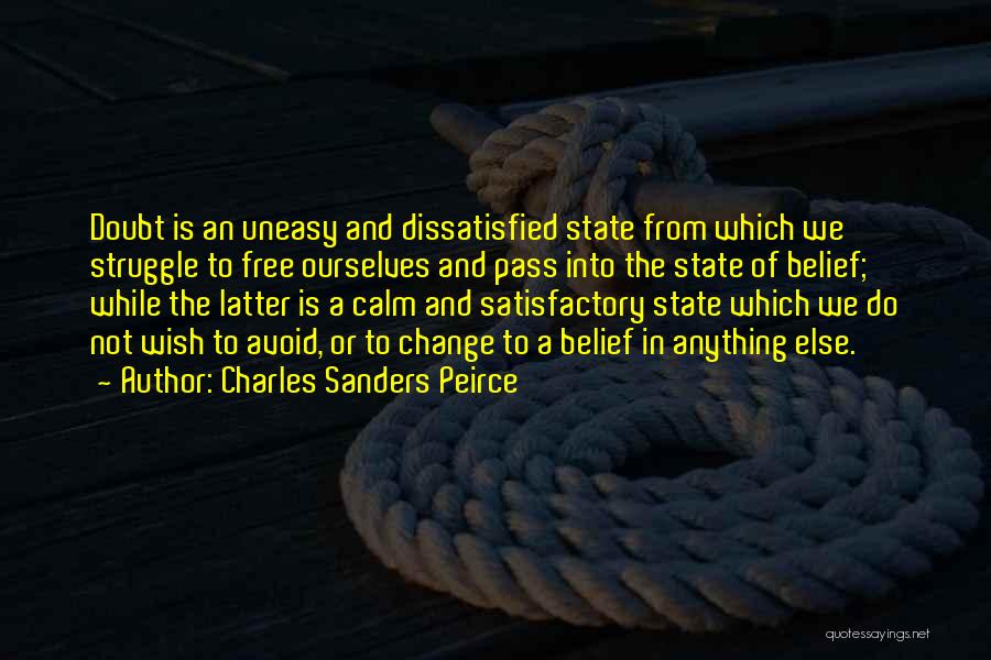 Belief And Doubt Quotes By Charles Sanders Peirce