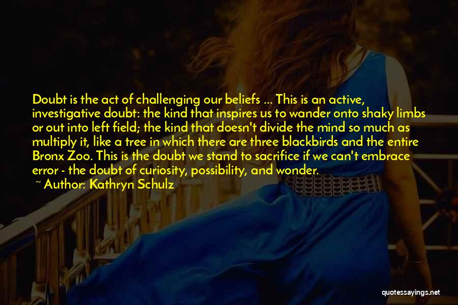 Belief And Doubt Quotes By Kathryn Schulz