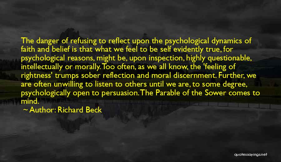 Belief And Faith Quotes By Richard Beck