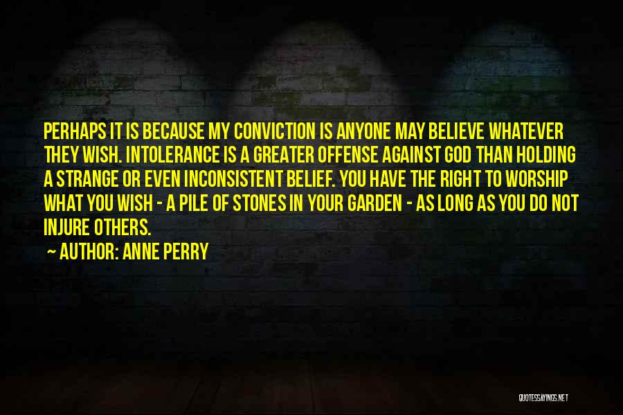 Belief In Others Quotes By Anne Perry