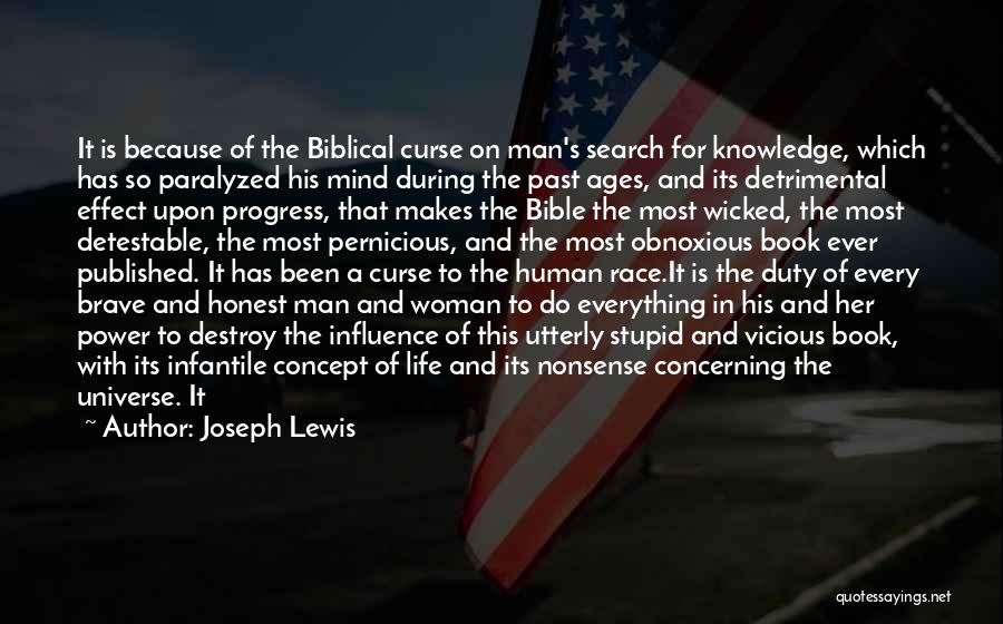 Belief In The Bible Quotes By Joseph Lewis