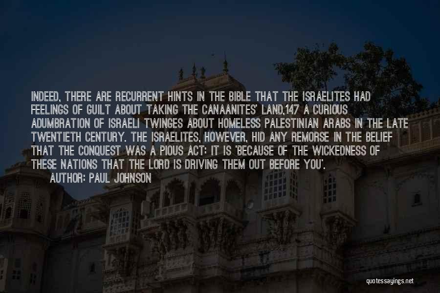 Belief In The Bible Quotes By Paul Johnson