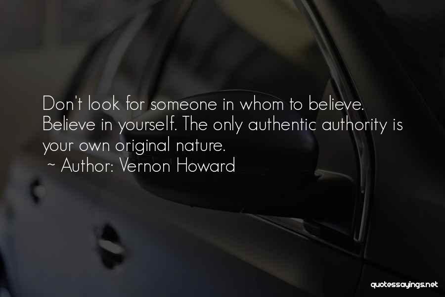 Belief In Yourself Quotes By Vernon Howard