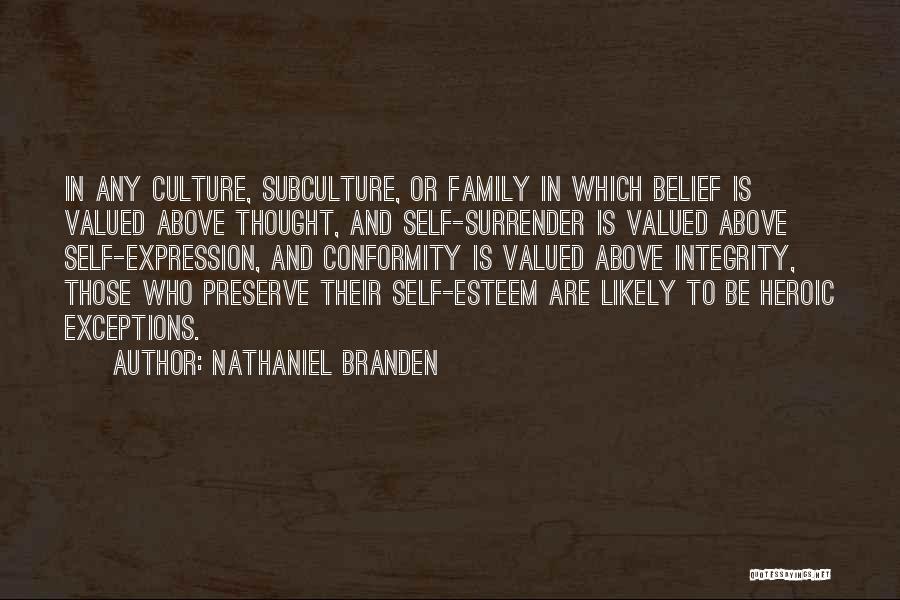 Belief Quotes By Nathaniel Branden