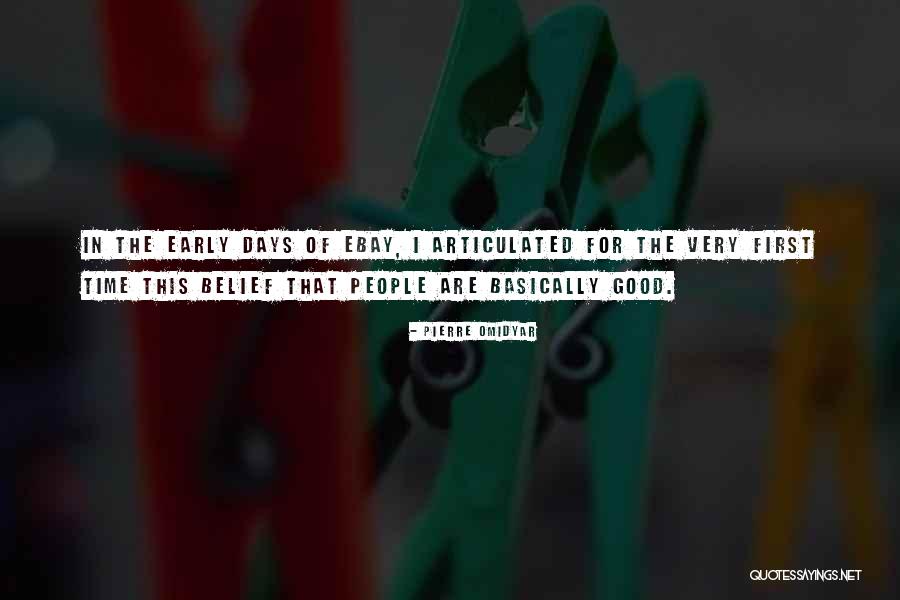 Belief That People Quotes By Pierre Omidyar Belief That People Quotes By Pierre Omidyar