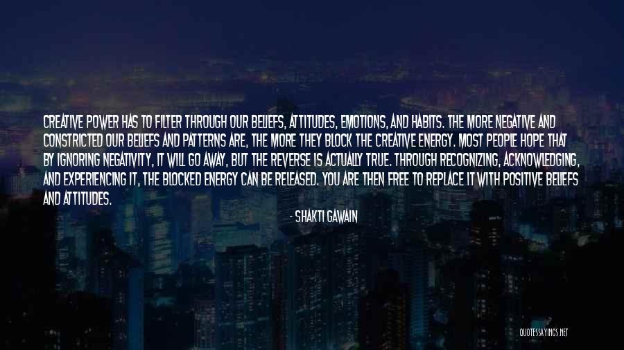 Beliefs And Attitudes Quotes By Shakti Gawain