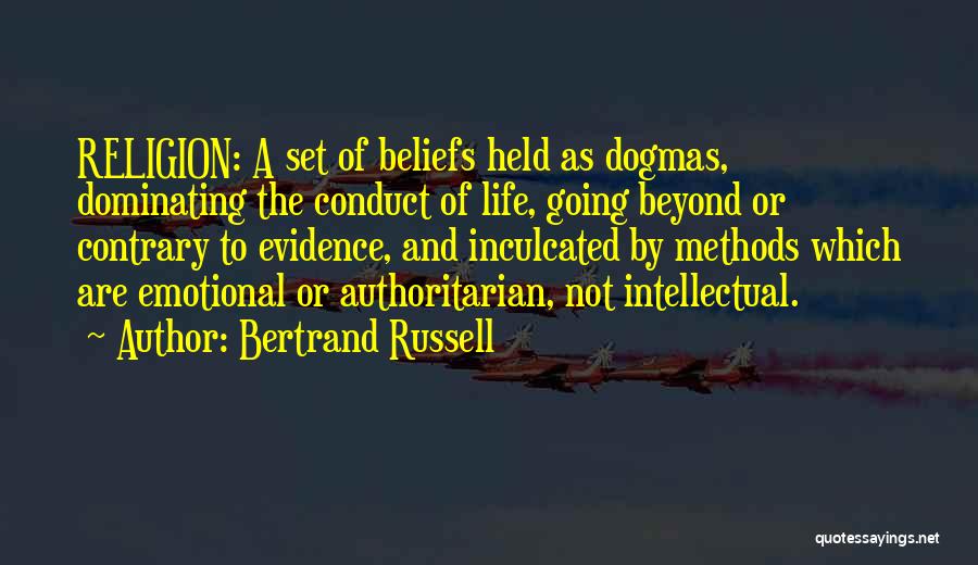 Beliefs And Religion Quotes By Bertrand Russell