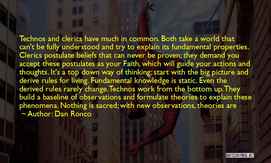 Beliefs And Religion Quotes By Dan Ronco