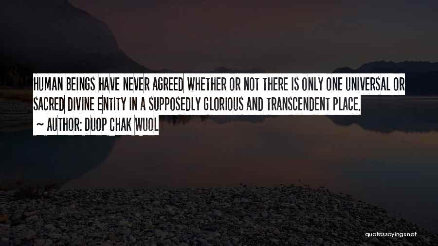 Beliefs In God Quotes By Duop Chak Wuol