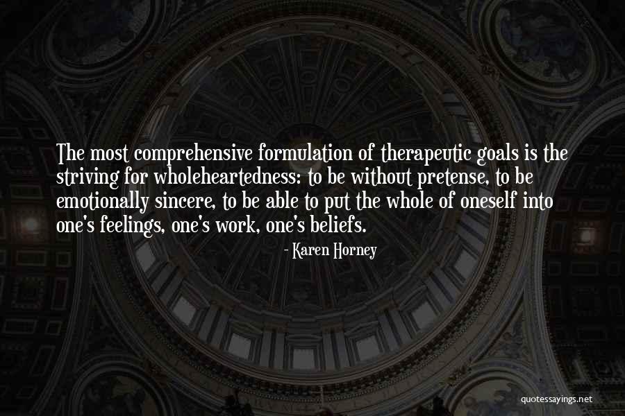 Beliefs Quotes By Karen Horney