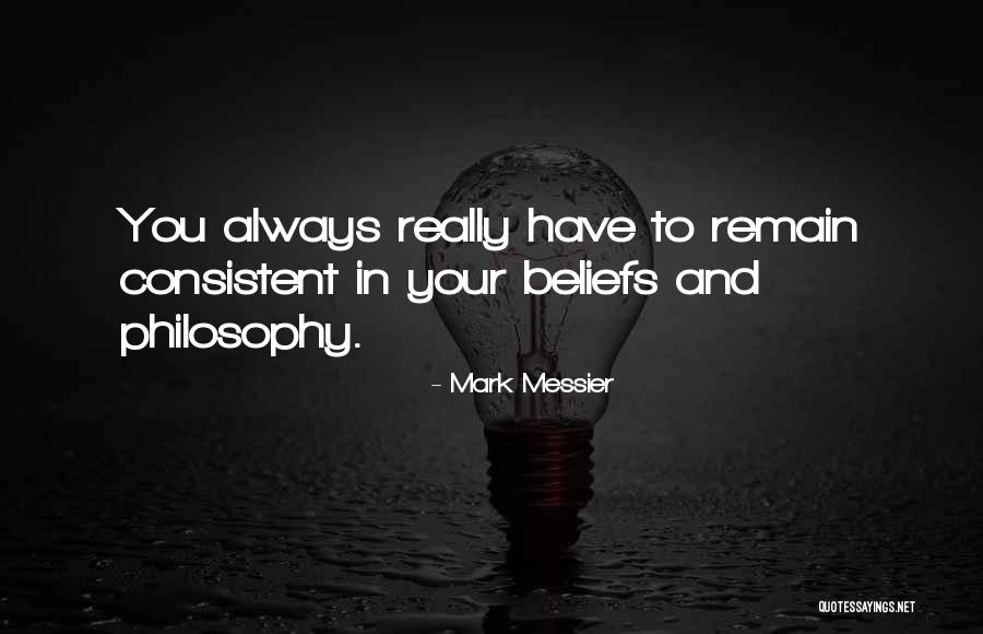 Beliefs Quotes By Mark Messier