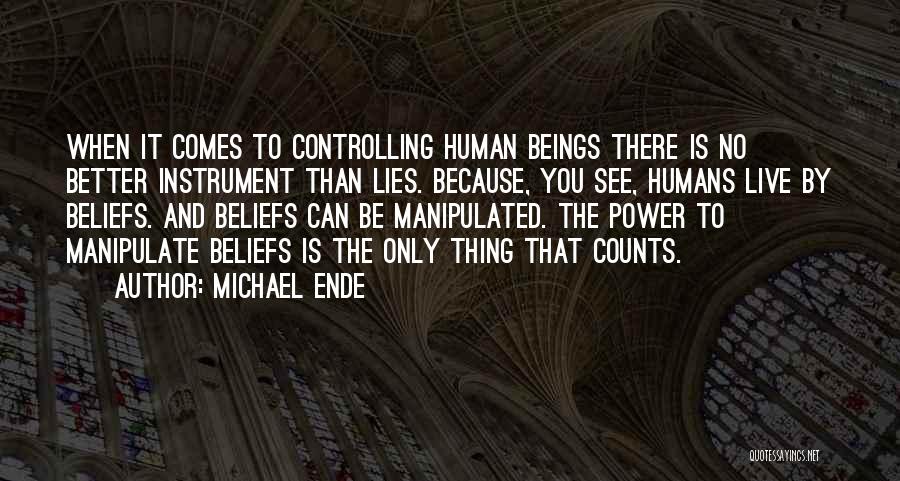 Beliefs Quotes By Michael Ende