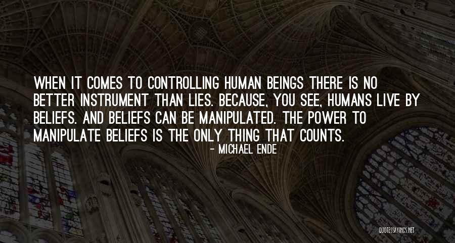 Beliefs Quotes By Michael Ende