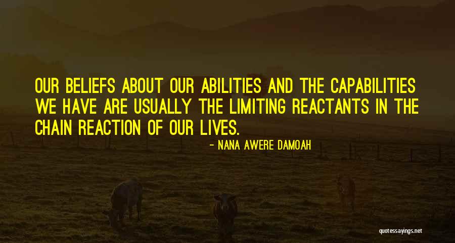 Beliefs Quotes By Nana Awere Damoah