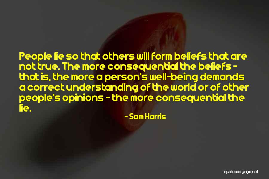 Beliefs Quotes By Sam Harris