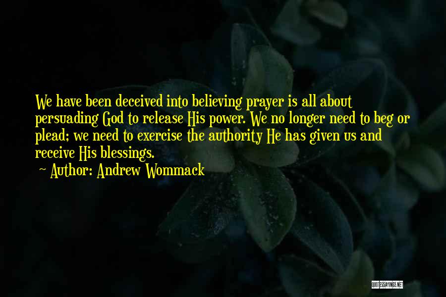 Believe And Receive Quotes By Andrew Wommack