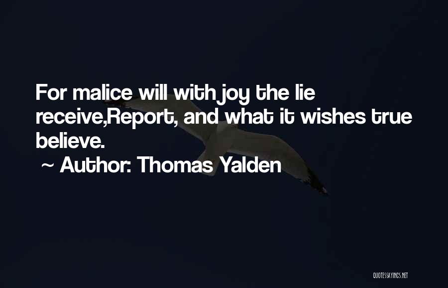 Believe And Receive Quotes By Thomas Yalden